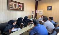 جلسه داخلی مدیریت با پرسنل واحد مدارک پزشکی