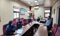 برگزاری جلسه کمیته منابع انسانی در بیمارستان شهید رجائی