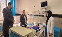 بازدید ریاست دانشگاه از بخشهای مرکز شهید رجایی