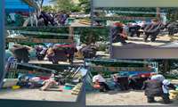 برپایی ایستگاه صلواتی به مناسبت دهه دوم محرم و یادبود رهبر شهید