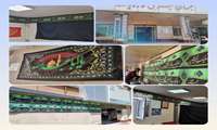 فضای مرکز شهید رجایی در آیین محرم، رنگ ماتم به خود گرفت