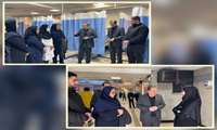 بازدید رئیس دانشگاه از مرکز شهید رجایی/ آمادگی کامل مراکز درمانی استان